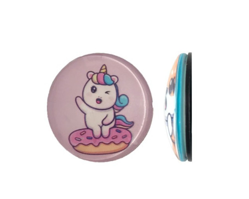 Тримач Поп Сокет NEW GLASS (Скло) BABY UNICORN №19 mag-2000001393086101918