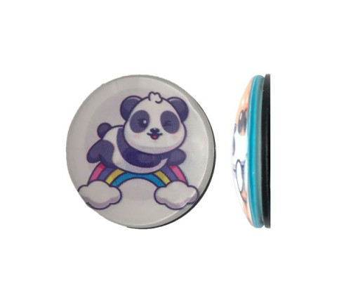 Тримач Поп Сокет NEW GLASS (Скло) BABY PANDA №5 mag-2000001393338101943