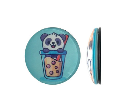 Тримач Поп Сокет NEW GLASS (Скло) BABY PANDA №7 mag-2000001393352101944