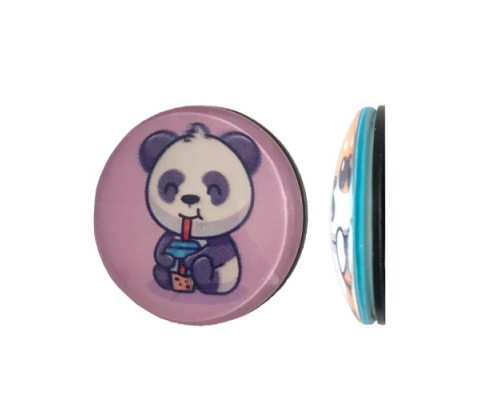 Тримач Поп Сокет NEW GLASS (Скло) BABY PANDA №19 mag-2000001393475101956