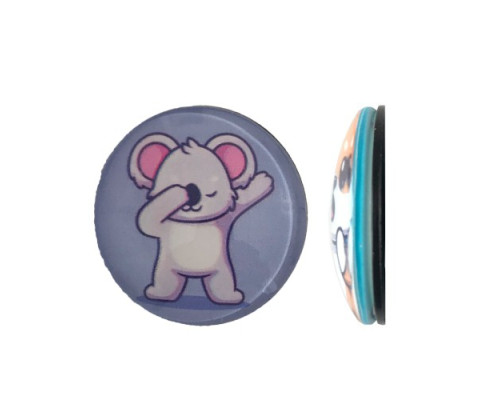 Тримач Поп Сокет NEW GLASS (Скло) BABY KOALA №12 mag-2000001393796101988