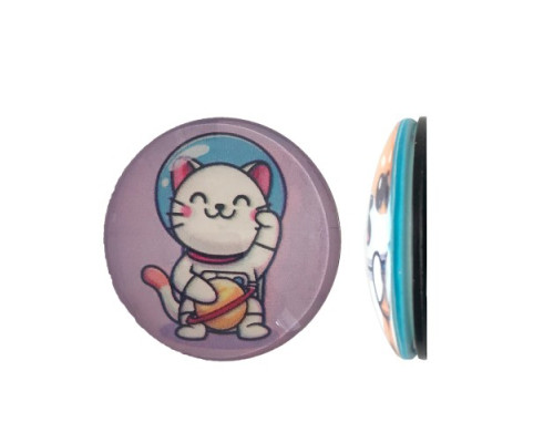 Тримач Поп Сокет NEW GLASS (Скло) KITTY №26 mag-2000001392751101885