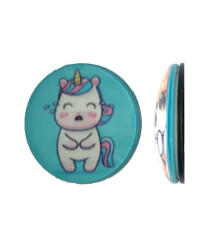Тримач Поп Сокет NEW GLASS (Скло) BABY UNICORN №33 mag-2000001393222101932