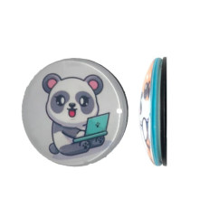 Тримач Поп Сокет NEW GLASS (Скло) BABY PANDA №8 mag-2000001393369101945