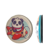 Тримач Поп Сокет NEW GLASS (Скло) BABY PANDA №20 mag-2000001393482101957