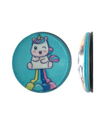 Тримач Поп Сокет NEW GLASS (Скло) BABY UNICORN №34 mag-2000001393239101933