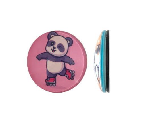 Тримач Поп Сокет NEW GLASS (Скло) BABY PANDA №9 mag-2000001393376101946