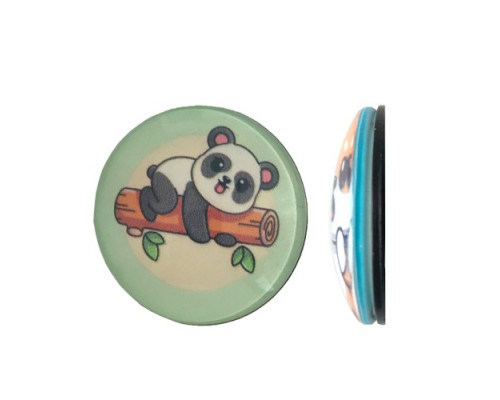 Тримач Поп Сокет NEW GLASS (Скло) BABY PANDA №21 mag-2000001393499101958