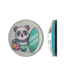 Тримач Поп Сокет NEW GLASS (Скло) BABY PANDA №31 mag-2000001393598101968