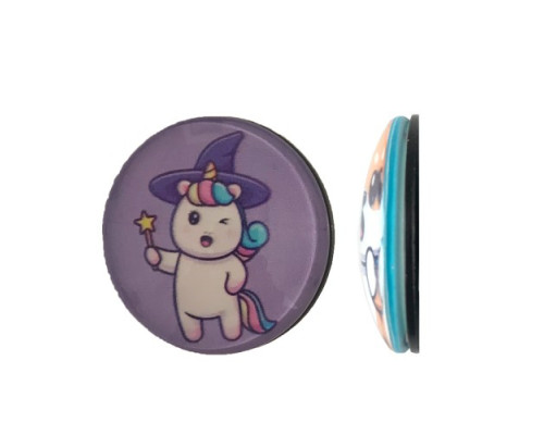 Тримач Поп Сокет NEW GLASS (Скло) BABY UNICORN №23 mag-2000001393123101922