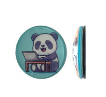 Тримач Поп Сокет NEW GLASS (Скло) BABY PANDA №22 mag-2000001393505101959