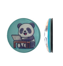 Тримач Поп Сокет NEW GLASS (Скло) BABY PANDA №22 mag-2000001393505101959