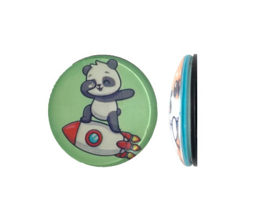 Тримач Поп Сокет NEW GLASS (Скло) BABY PANDA №32 mag-2000001393604101969