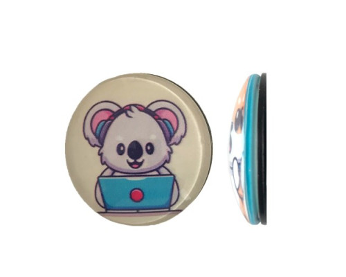 Тримач Поп Сокет NEW GLASS (Скло) BABY KOALA №5 mag-2000001393727101981