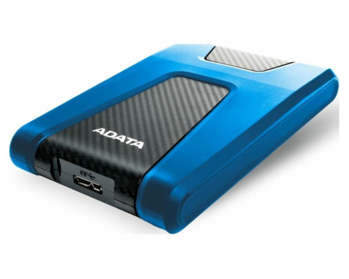 PHD External 2.5'' ADATA USB 3.2 Gen. 1 DashDrive Durable HD650 2TB Blue (AHD650-2TU31-CBL)