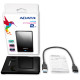 PHD External 2.5'' ADATA USB 3.2 Gen. 1 DashDrive Classic HV620S 2TB Slim Black (AHV620S-2TU31-CBK)