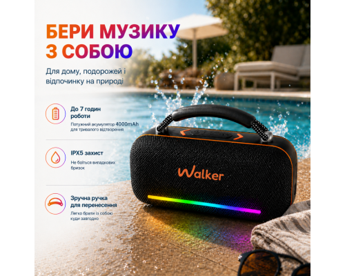 Портативна колонка WALKER WSP-750 60W TPS-2710000343660 2710000343660