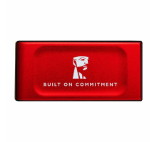 Портативний SSD Kingston XS1000R BOC 2TB USB 3.2 Gen2 Type-C 3D NAND Red (SXS1000R/2000GA)