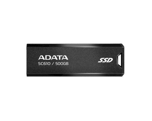 Портативний SSD ADATA SC610 500GB USB 3.2 550/500Mb/s Black (SC610-500G-CBK/RD)