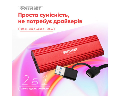 SSD External Patriot Transporter Lite 512GB Type-C (PTPL512GPEC)