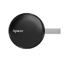 SSD Apacer Magnetic Portable AS725 512 GB USB 3.2 Gen.2 Type-C MagSafe Black (AP512GAS725B-1)