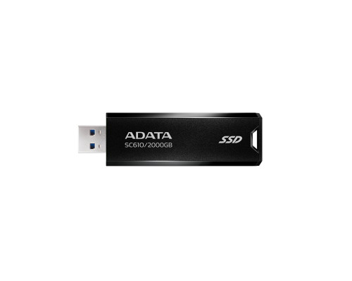 SSD ADATA SC610 2TB USB 3.2 550/500Mb/s Black (SC610-2000G-CBK/RD)