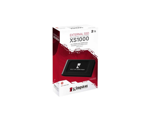 Портативний SSD Kingston XS1000 BOC 2TB USB 3.2 Gen2 Type-C 3D NAND (SXS1000/2000GA)