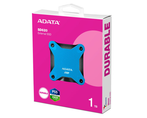 SSD ADATA SD620 1TB USB 3.2 520/460Mb/s Blue (SD620-1TCBL)