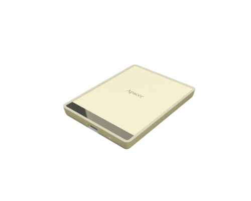 Портативний SSD Apacer AS724 512 GB USB 3.2 Gen.2 Type-C Read/Write 500MB/s Cream (AP512GAS724C-1)