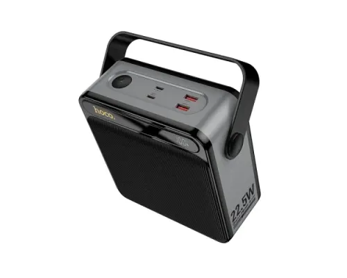 УМБ Hoco J161 Power 22.5W+PD20W fully compatible power bank with lighting 80 000mAh Black mag-6942007663625152211