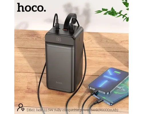 УМБ Hoco DB61 Jade 22.5W fully compatible 90 000mAh Black mag-6942007677066151720