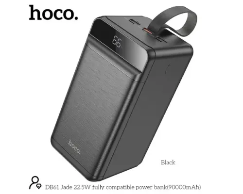 УМБ Hoco DB61 Jade 22.5W fully compatible 90 000mAh Black mag-6942007677066151720