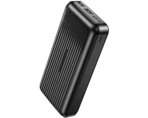 Універсальна мобільна батарея XO PB302 Light Display Power Bank 20000mAh Чорний mag-6920680831937147219