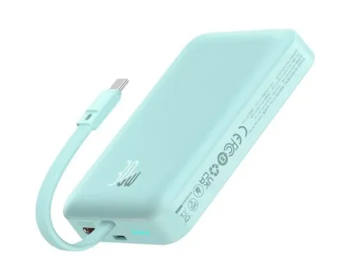 УМБ Baseus Magnetic Mini Wireless Fast Charge Type-C Edition 10 000 mAh 30W Blue P1002210B333-00 mag-6932172642792153211
