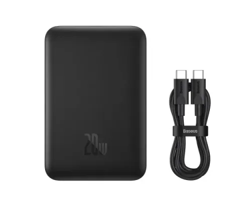 УМБ Baseus Magnetic Mini Air Wireless Power Bank 10000mAh 20W Black P10059001113-00 mag-6932172636166145702