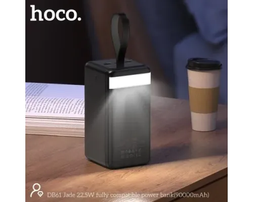 УМБ Hoco DB89B Element 22.5W fully compatible with digital display and cable 30 000mAh Black mag-6942007677073151721