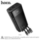 УМБ Hoco DB89B Element 22.5W fully compatible with digital display and cable 30 000mAh Black mag-6942007677073151721