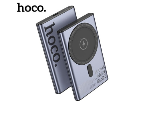 УМБ Hoco Q32 Bird PD20W wireless magnetic power bank(5000mAh) Metal Gray mag-6942007634076143167