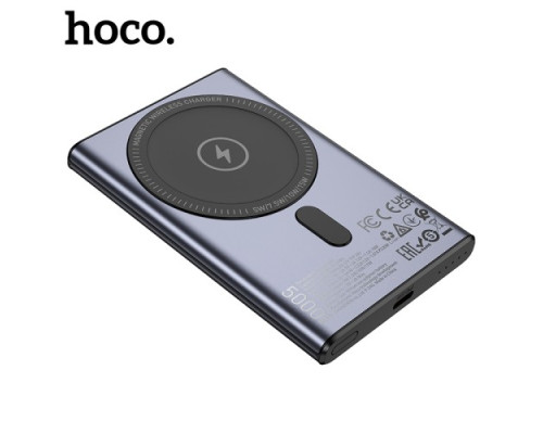 УМБ Hoco Q32 Bird PD20W wireless magnetic power bank(5000mAh) Metal Gray mag-6942007634076143167