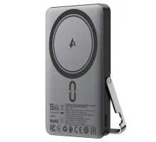 УМБ ACEFAST M16 PD18W ultra thin MagSafe wireless charging power bank with stand 5 000 mAh Black mag-6974316283997153295