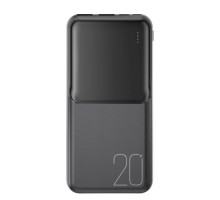 Універсальна мобільна батарея XO PR252 Lighted Mobile Power 20 000 mAh Чорний mag-6920680860494142578