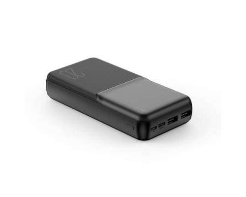 Універсальна мобільна батарея XO PR252 Lighted Mobile Power 20 000 mAh Чорний mag-6920680860494142578