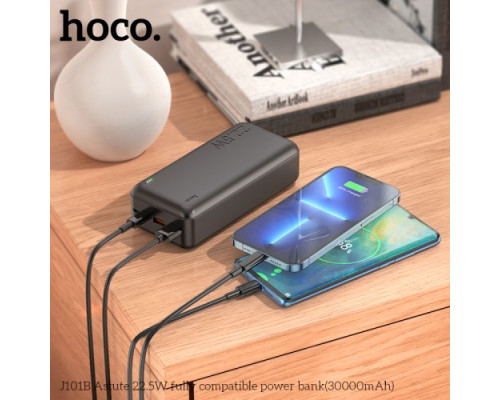 УМБ Hoco J101B Astute 22.5W fully compatible 30.000mAh Black mag-693147478251946161