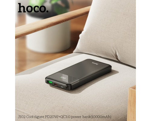 УМБ Hoco J102 Cool figure PD20W+QC3.0 10 000mAh Black mag-693147478360812591