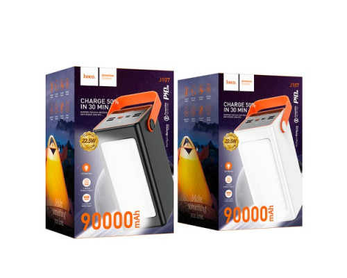 УМБ Hoco J107 Super 22.5W universal power bank 90 000mAh Black mag-6931474790965139627