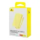 УМБ Baseus Magnetic Mini Wireless Fast Charge Type-C Edition 10 000 mAh 30W Yellow P1002210BY23-00 mag-6932172642808153212