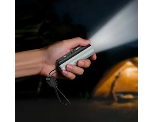 УМБ BOROFONE BJ87 Star power bank with flashlight and cable 5000mAh чорно сірий mag-6941991126901154133