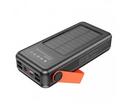 УМБ із сонячною панеллю Hoco DB33 Plus Rising 22.5W+PD20W Sun Solar 30.000mAh Black mag-6942007634199139628