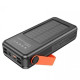 УМБ із сонячною панеллю Hoco DB33 Plus Rising 22.5W+PD20W Sun Solar 30.000mAh Black mag-6942007634199139628