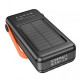 УМБ із сонячною панеллю Hoco DB33 Plus Rising 22.5W+PD20W Sun Solar 30.000mAh Black mag-6942007634199139628